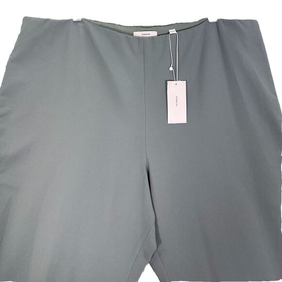 VINCE Crop Flare Pants in Sea Stone XXXL NWT $295 Career Preppy Pull On - Picture 4 of 13
